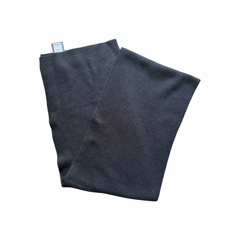 Kenneth Cole New York Black Wool Cashmere Scarf Men’s NWT Soft Knit Winter